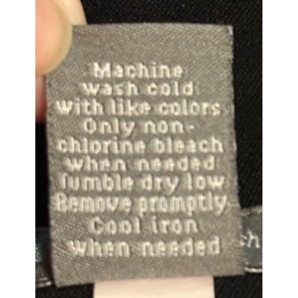 Women's Apt. 9 Brand Straight & Pencil Black Skirt Polyester Blend Size 8 - Picture 12 of 13